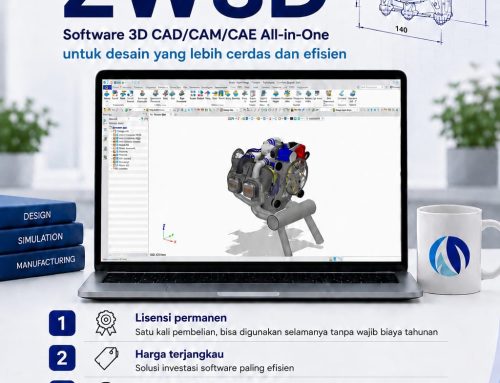 Harga Mulai Rp 63.750.000 – Software 3D CAD/CAM/CAE All in One Lisensi Permanen